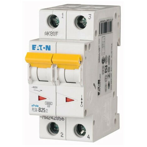 Disj. PLS 2X25A 6kA (EN 60898) cbe C 000242882 EATON PLS6-C25/2-MW