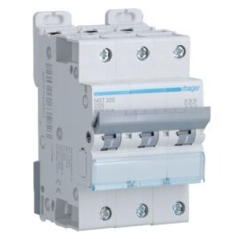 Disj.3P 6-10kA D-25A 3m - DISJONCTEURS MULTI. HAGER NGT325