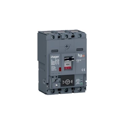 Disj.h3+P160 Ener 3x40A 50kA - APPAREILLAGE DE TETE HAGER HMS040NC