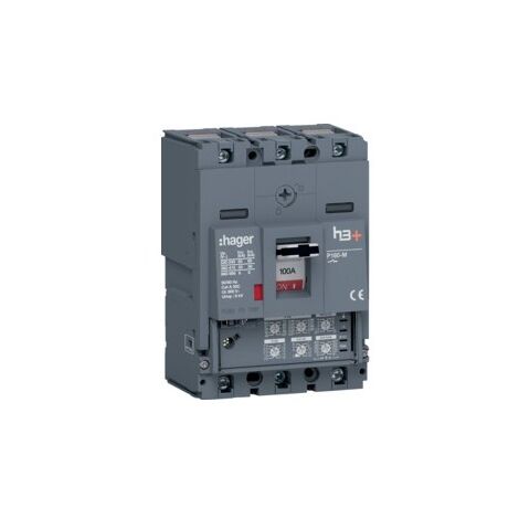 Disj.h3+P160 LSI 3x100A 50kA - APPAREILLAGE DE TETE HAGER HMS100JC