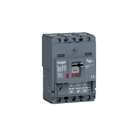 Disj.h3+P160 LSI 3x100A 70kA - APPAREILLAGE DE TETE HAGER HES100JC