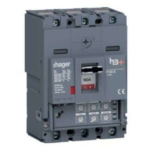 Disj.h3+P160 LSI 3x160A 70kA - APPAREILLAGE DE TETE HAGER HES160JC