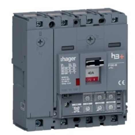 Disj.h3+P160 LSI 4x40A 50kA - APPAREILLAGE DE TETE HAGER HMS041JC