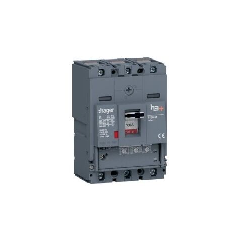 Disj.h3+P160 LSNI 3x100A 50kA - APPAREILLAGE DE TETE HAGER HMS100GC