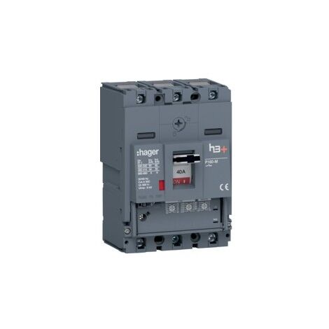 Disj.h3+P160 LSNI 3x40A 50kA - APPAREILLAGE DE TETE HAGER HMS040GC