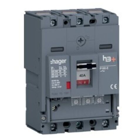 Disj.h3+P160 LSNI 3x40A 70kA - APPAREILLAGE DE TETE HAGER HES040GC