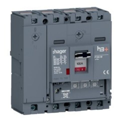 Disj.h3+P160 LSNI 4x100A 50kA - APPAREILLAGE DE TETE HAGER HMS101GC