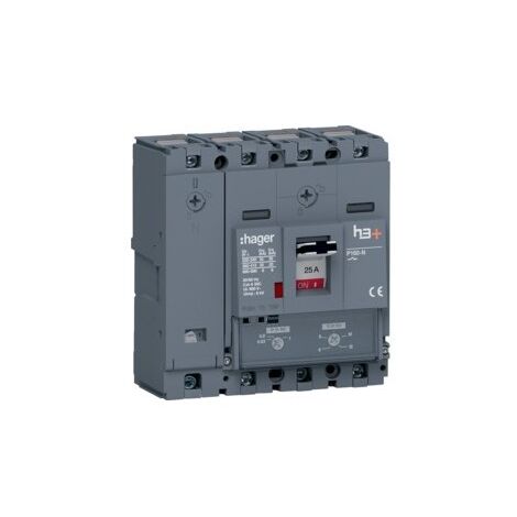 Disj.h3+P160 TM 4x25A 25kA - APPAREILLAGE DE TETE HAGER HHS026DC