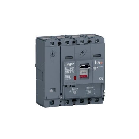Disj.h3+P160 TM 4x25A 50kA - APPAREILLAGE DE TETE HAGER HMS026DC