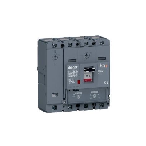 Disj.h3+P160 TM 4x25A 70kA - APPAREILLAGE DE TETE HAGER HES026DC