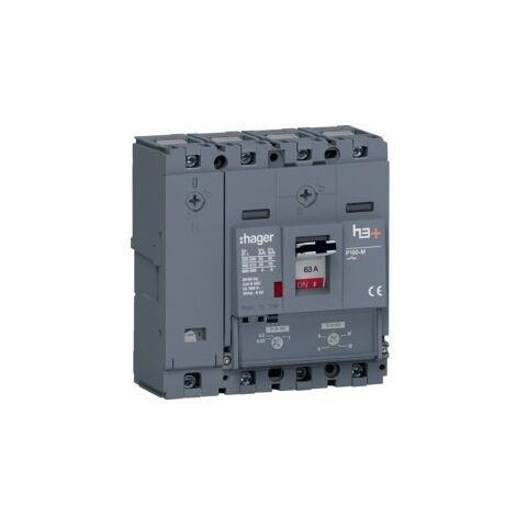 Disj.h3+P160 TM 4x63A 50kA - APPAREILLAGE DE TETE HAGER HMS064DC