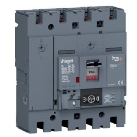 Disj.h3+P250 Ener 4x100A 70kA - APPAREILLAGE DE TETE HAGER HET101NR