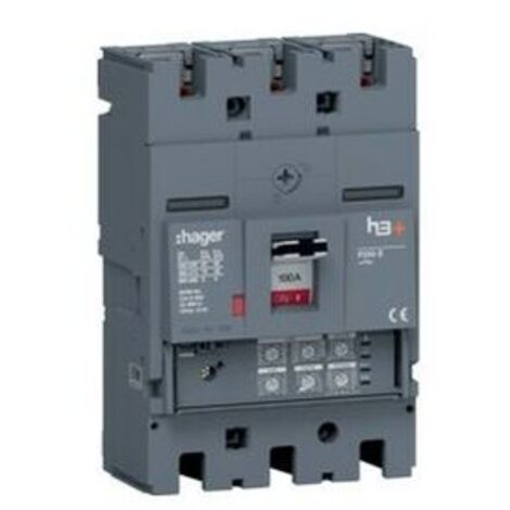 Disj.h3+P250 LSI 3x100A 70kA - APPAREILLAGE DE TETE HAGER HET100JR