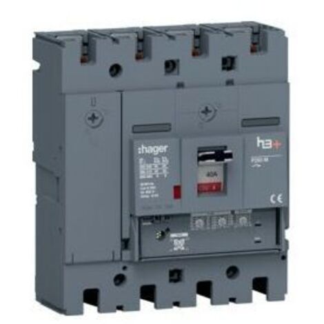 Disj.h3+P250 LSNI 4x40A 50kA - APPAREILLAGE DE TETE HAGER HMT041GR