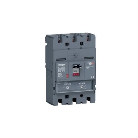 Disj.h3+P250 TM 3x160A 70kA - APPAREILLAGE DE TETE HAGER HET160DR