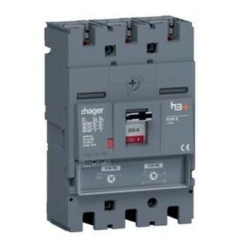 Disj.h3+P250 TM 3x250A 70kA - APPAREILLAGE DE TETE HAGER HET250DR