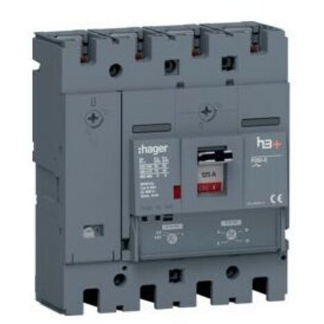 Disj.h3+P250 TM 4x125A 70kA - APPAREILLAGE DE TETE HAGER HET126DR