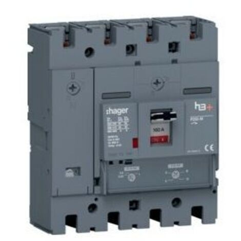 Disj.h3+P250 TM 4x160A 50kA - APPAREILLAGE DE TETE HAGER HMT161DR