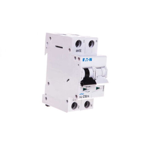 Disjoncteur 1+NF 10A 15kA AC FAZ C10/1N 278670
