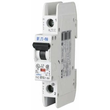 Disjoncteur 1 Pôle 16A FAZ-C16/1-NA 240V/AC EATON 000102090