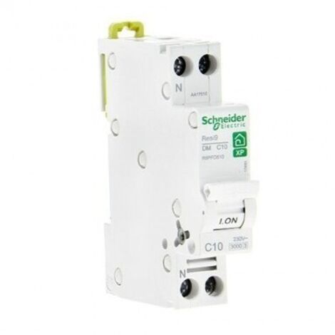 Disjoncteur 10a 1p+n courbe c peignable - SCHNEIDER ELECTRIC