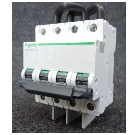 Disjoncteur 10A 2P pour photovoltaïque 800V DC C60PV-DC SCHNEIDER A9N61650