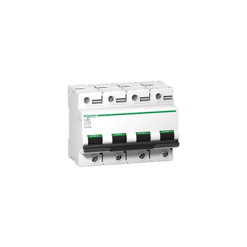 Schneider Electric - C120H - disjoncteur - 4P - 125 a - courbe d - A9N18525