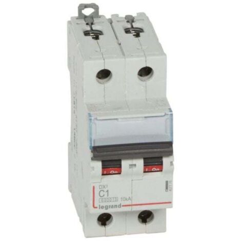 disjoncteur 1a 10ka phase neutre courbe c legrand dx3 vis / vis