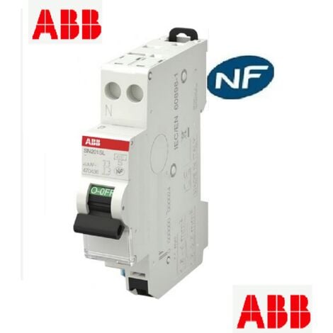 1p + n 16A - courbe C - 4.5kA- Automatique ABB470438