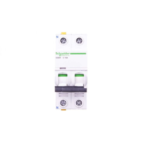 Disjoncteur 1P+NF 16A 10kA AC iC60H-C16-1N A9F07616