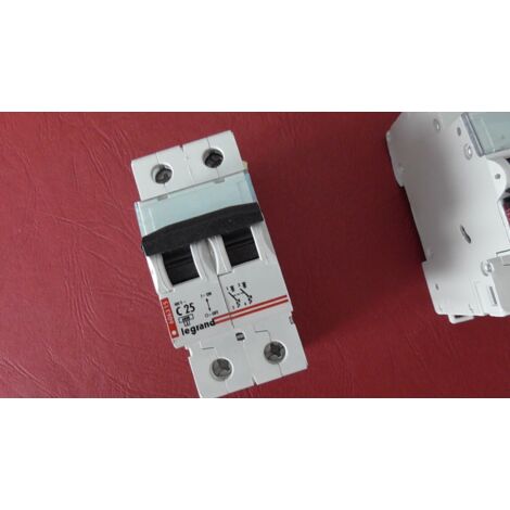 DISJONCTEUR 2P 2 POLES C 2A LEGRAND 064 61