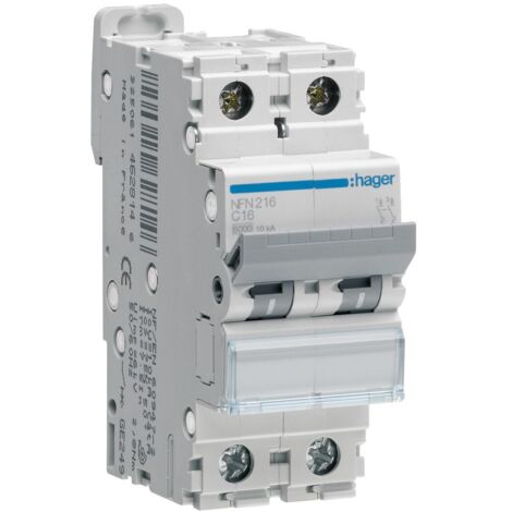 Disjoncteur 2p 32a courbe D - NGN232 - HAGER