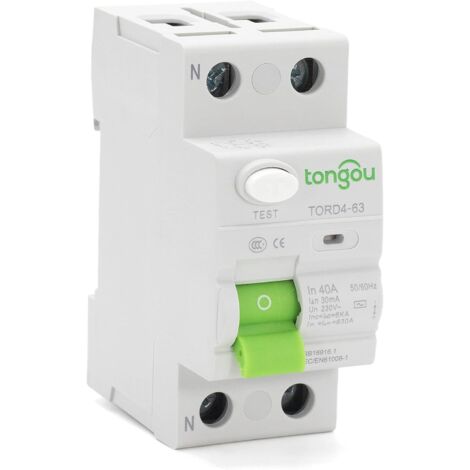 Disjoncteur 2P 63A 100mA disjoncteur différentiel électromécanique disjoncteur différentiel disjoncteur électrique