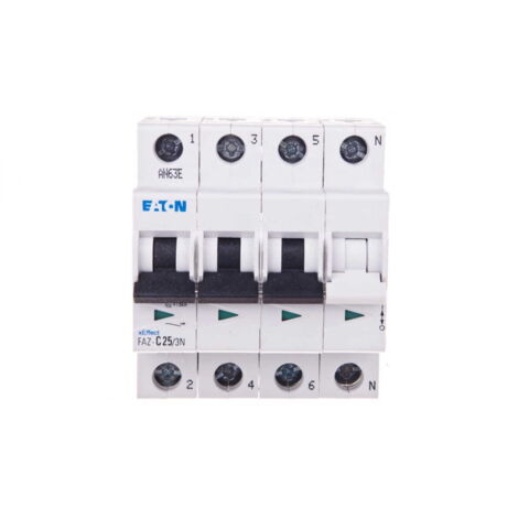 Disjoncteur 3+NC 25A 15kA AC FAZ C25/3N 278977