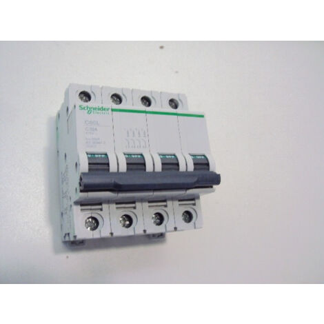 Disjoncteur 32A 4P courbe C 20kA C60L MULTI9 (remplacé par A9F94432) SCHNEIDER 25453