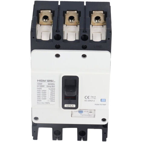 Disjoncteur 3P cuivre moulé BMC thermodurcissable pour protection électrique