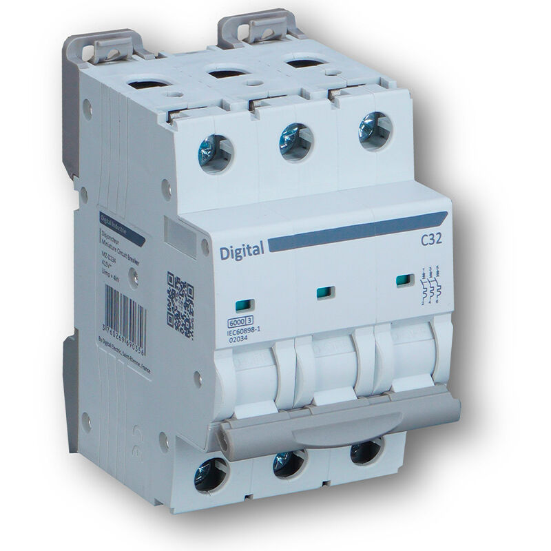Disjoncteur 3x20 a C6 kA