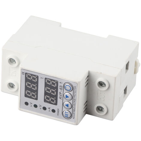 Disjoncteur 63A 2P 220V avec Protection Surcharge et Auto-Réenclenchement - Affichage Numérique