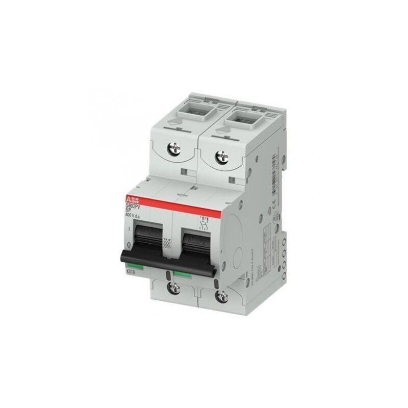 Disjoncteur 63A 2P 5KA spécial photovoltaïque tension dc S802PV-SP63 ABB G147135