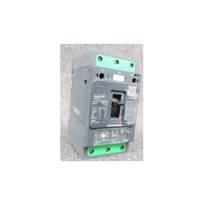 Schneider Electric - Disjoncteur 7A 3P 50kA magnétique In Everlink TeSys gv schneider GV4LE07N