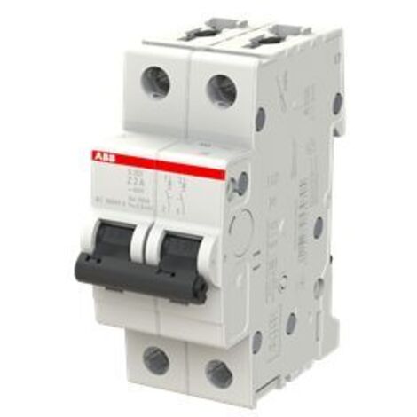 Disjoncteur ABB 2CDS252001R 2P, 2A, pouvoir de coupure 230 V ( Prix pour 1 )