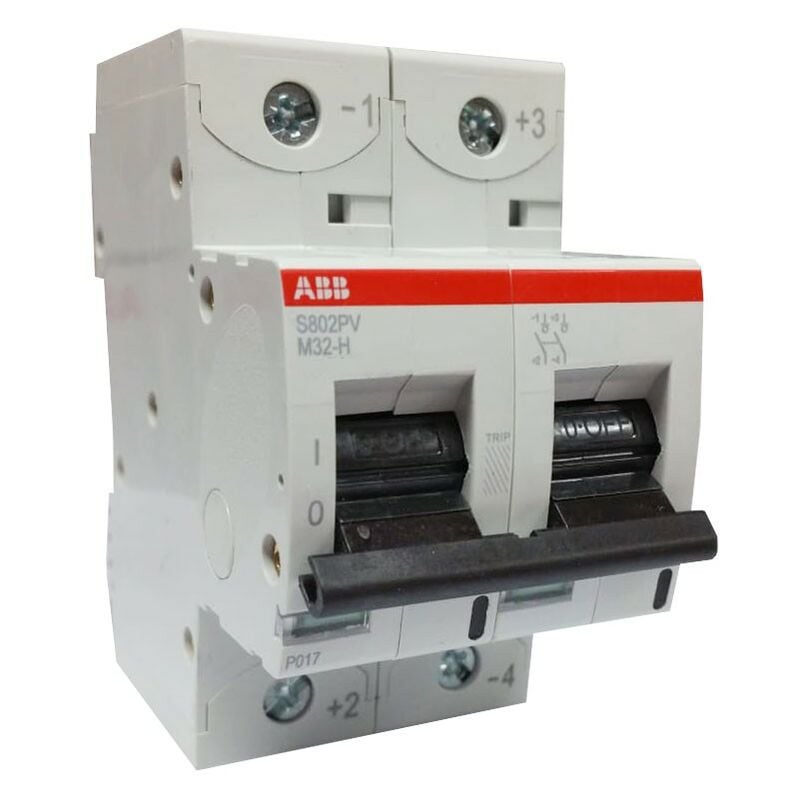 Sectionneur ABB 32A 1000VDC 2 pôles S802PVM32H