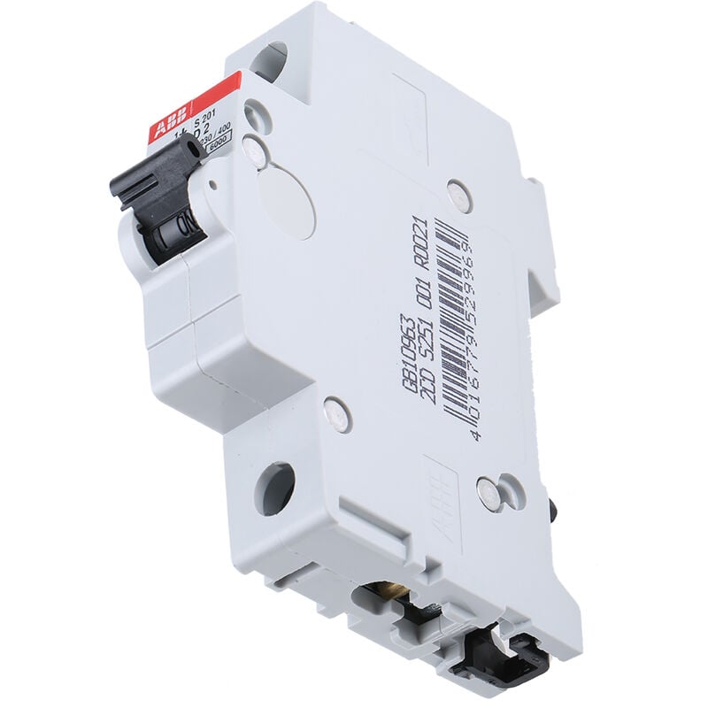 Disjoncteur S201 1P 2A Courbe d Raccordement à vis - 10KA (1Module) 2CDS251001R0021 ABB 352154
