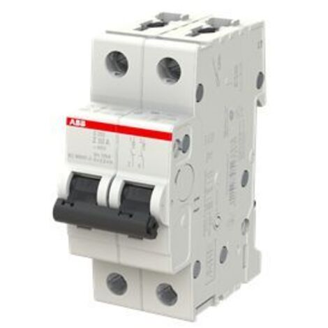 Disjoncteur ABB S200 2P, 50A, pouvoir de coupure 10 kA ( Prix pour 1 )