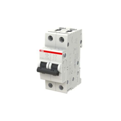 Disjoncteur ABB S200 2P, 50A, pouvoir de coupure 10 kA ( Prix pour 1 )
