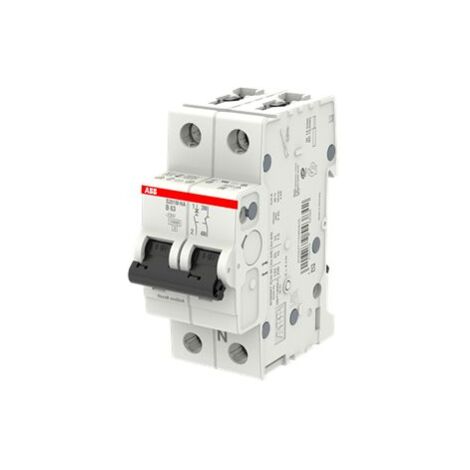 Disjoncteur ABB S200M 1+N, 63A, pouvoir de coupure 15 kA ( Prix pour 1 )