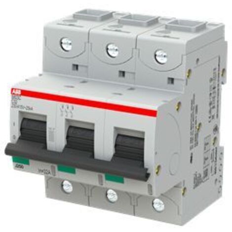 Disjoncteur ABB S803 3P, 32A, pouvoir de coupure 15 kA ( Prix pour 1 )