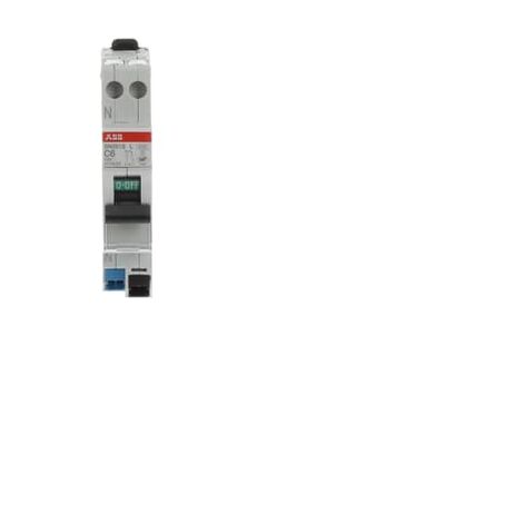 Disjoncteur ABB SN201 1P+N, 6A, pouvoir de coupure 4,5 kA, montage rail DIN ( Prix pour 1 )