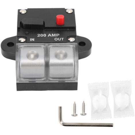 Disjoncteur ABS pour voiture, bateau, haut-parleur à la traîne avec Kit d'accessoires pour la Protection, 200A