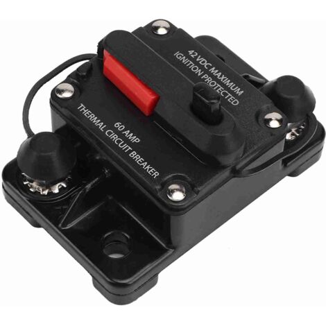 Disjoncteur automatique réarmable 12V 30A/40A/60A pour audio automobile avec fonction auto-recovery